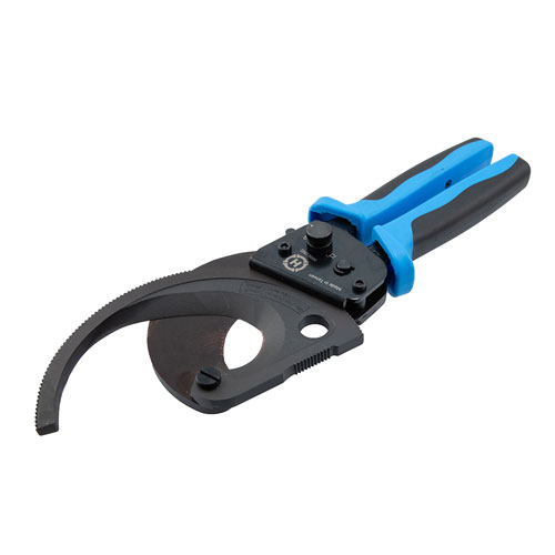 Ratchet Cable Cutter for Copper/Aluminum cable, 2-1/8 inch diameter max, Low-Force FMTL5219