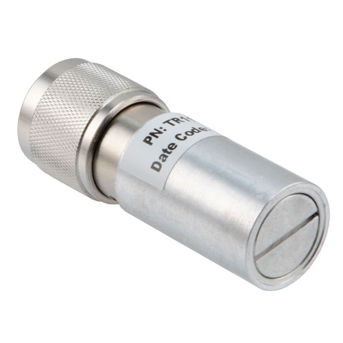 N Male (Plug) Termination (Load) 5 Watts to 12.4 GHz, Aluminum Body, 1.25:1 VSWR FMTR1132