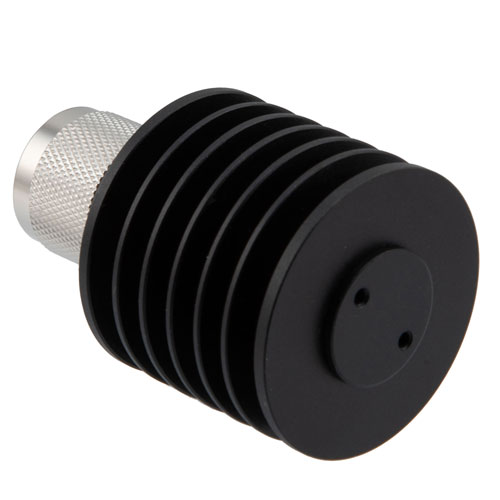 N Male (Plug) Termination (Load) 10 Watts to 12.4 GHz, Aluminum Body, 1.35:1 VSWR FMTR1138