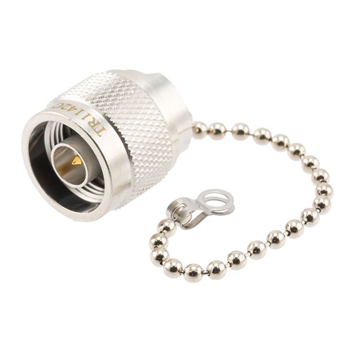 N Male (Plug) Termination (Load) 2 Watts DC to 12 GHz With Chain, Brass Body, 1.2:1 FMTR1142C