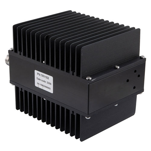 N-type Female (Jack) Termination (Load) 100 Watts, 0.4 GHz to 6 GHz, Low PIM Black Anodized Aluminum FMTR1152