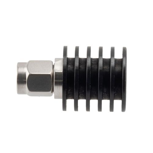 SMA Male (Plug) Termination (Load) 5 Watts to 26.5 GHz, Black Anodized Aluminum Body, 1.30:1 VSWR FMTR1164