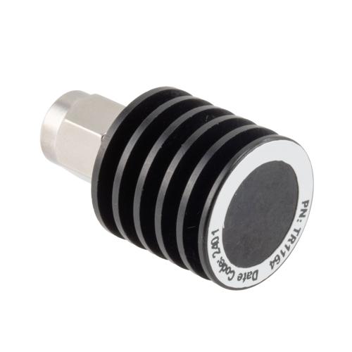 SMA Male (Plug) Termination (Load) 5 Watts to 26.5 GHz, Black Anodized Aluminum Body, 1.30:1 VSWR FMTR1164