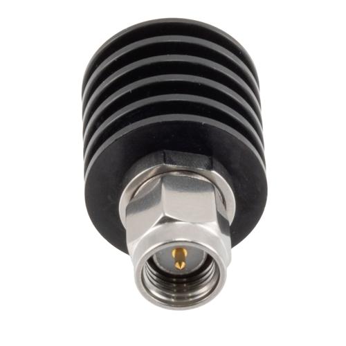 SMA Male (Plug) Termination (Load) 5 Watts to 26.5 GHz, Black Anodized Aluminum Body, 1.30:1 VSWR FMTR1164