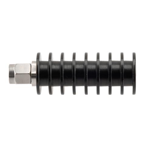 SMA Male (Plug) Termination (Load) 20 Watts to 26.5 GHz, Black Anodized Aluminum Body, 1.35:1 VSWR FMTR1166