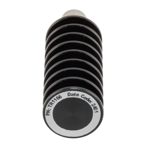 SMA Male (Plug) Termination (Load) 20 Watts to 26.5 GHz, Black Anodized Aluminum Body, 1.35:1 VSWR FMTR1166