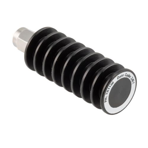 SMA Male (Plug) Termination (Load) 20 Watts to 26.5 GHz, Black Anodized Aluminum Body, 1.35:1 VSWR FMTR1166