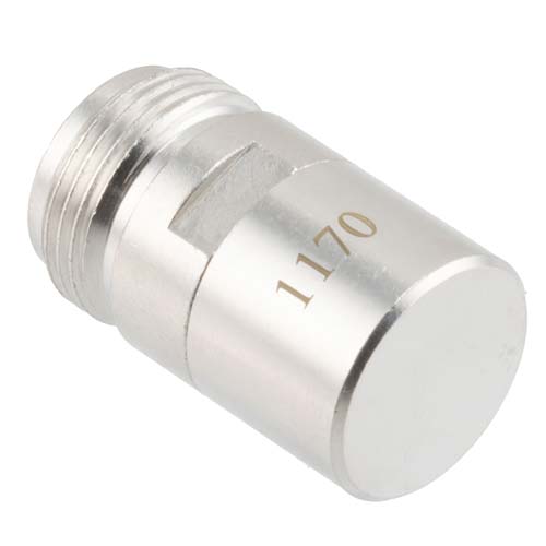 N-Type Female (Jack) Termination (Load) 2 Watts, DC to 18 GHz, Brass FMTR1170