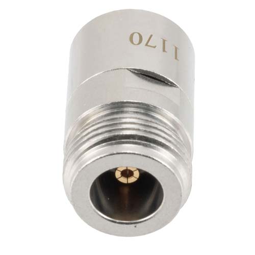N-Type Female (Jack) Termination (Load) 2 Watts, DC to 18 GHz, Brass FMTR1170