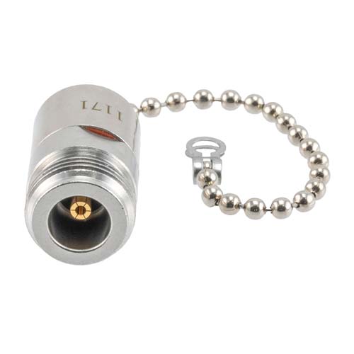 N-Type Female (Jack) Termination (Load) 2 Watts, DC to 18 GHz with Chain, Brass FMTR1171