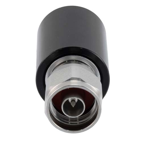 N-Type Male (Plug) Termination (Load) 10 Watts, DC to 6 GHz, Black Anodized Aluminum FMTR1184