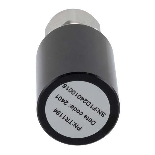 N-Type Male (Plug) Termination (Load) 10 Watts, DC to 6 GHz, Black Anodized Aluminum FMTR1184