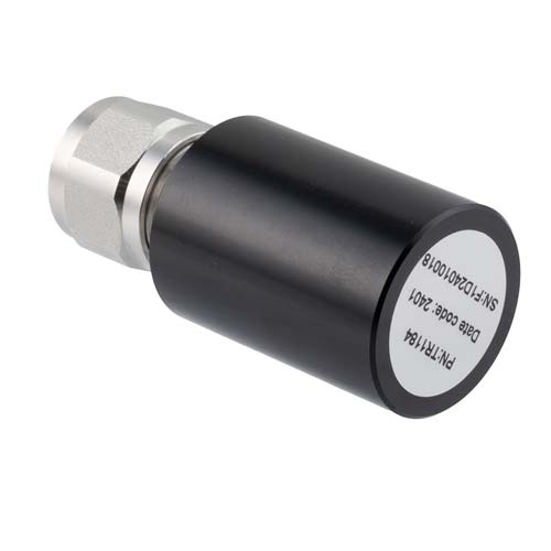 N-Type Male (Plug) Termination (Load) 10 Watts, DC to 6 GHz, Black Anodized Aluminum FMTR1184