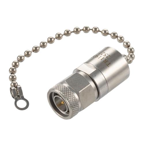 TNC Male (Plug) RF Termination (Load) with Chain, 2 Watt, DC to 12 GHz, 75 Ohm, Brass FMTR1192C