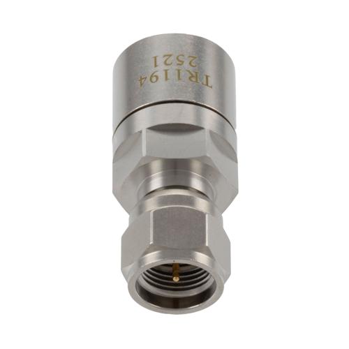 F-Type Male (Plug) RF Termination (Load), 2 Watt, DC to 12 GHz, 75 Ohm, Brass FMTR1194