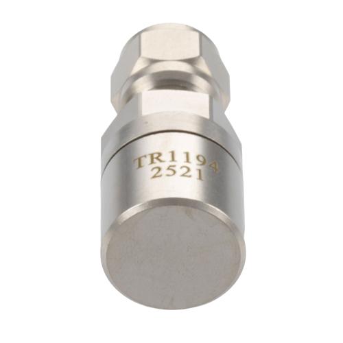 F-Type Male (Plug) RF Termination (Load), 2 Watt, DC to 12 GHz, 75 Ohm, Brass FMTR1194