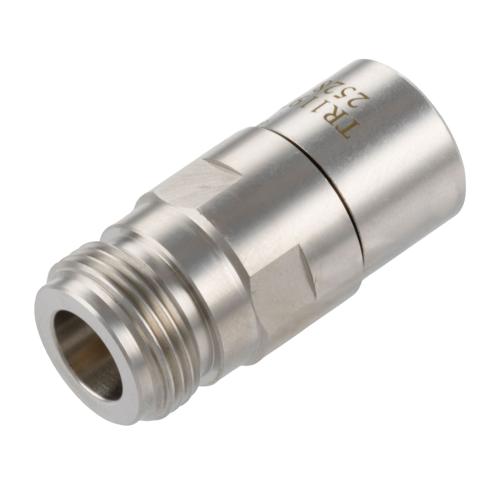 N-Type Female (Jack) RF Termination (Load), 2 Watt, DC to 12 GHz, 75 Ohm, Brass FMTR1197
