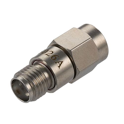 Feed Thru Load 2 Watts to 1,000 MHz Tri-Metal over Copper Plated Brass SMA Male FMTR6026A