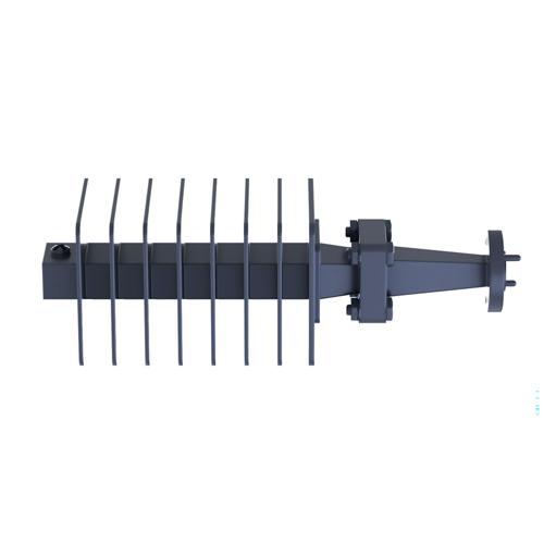 WR-10 Waveguide Load Rated For 50 Watts, Operating from 75 GHz to 110 GHz, Constructed from Copper and Equipped with a UG-387/U-M Flange FMW10TR0002