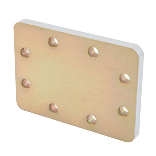 WR-187 Waveguide Short Plate with 7mm Aluminum and CPR-187F Flange FMW187SP7