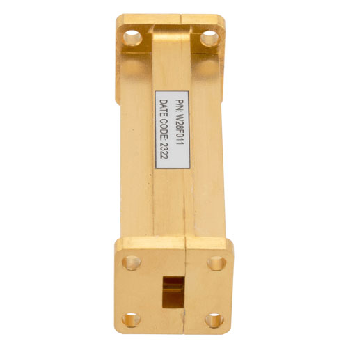 WR-28 Bandpass Waveguide Filter With a 35 GHz to 37 GHz Pass Band FMW28F011