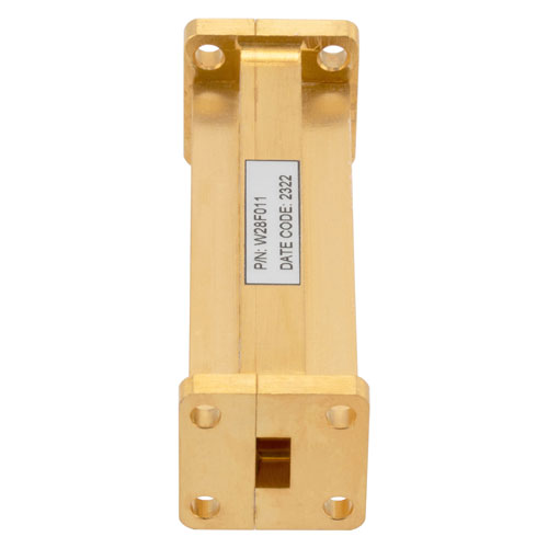 WR-28 Bandpass Waveguide Filter With a 35 GHz to 37 GHz Pass Band FMW28F011