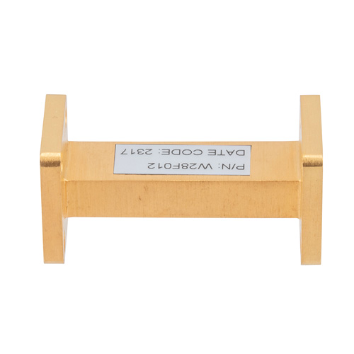 WR-28 Highpass Waveguide Filter With a 30 GHz to 40 GHz Pass Band FMW28F012
