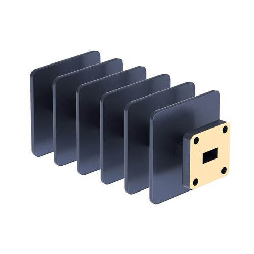 WR-34 Waveguide Load Rated For 50 Watts, Operating from 21.7 GHz to 33 GHz, Constructed from Copper and Equipped with a UG-1530/U Flange FMW34TR002