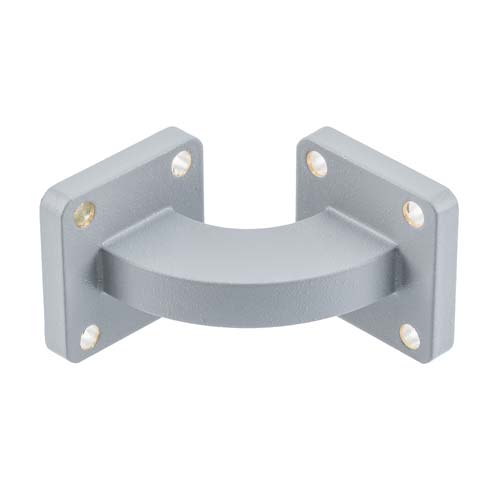 WR-51 Waveguide H-Bend Using UBR180 and PBR180 Flange with a 14.5 GHz to 22 GHz Frequency Range FMW51B004