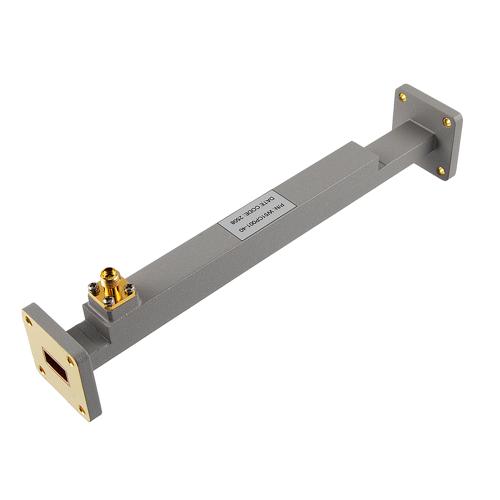40 dB WR-51 Waveguide Broadwall Coupler with UG Square Flange and 2.92mm Female Coupling Port from 14.5 GHz to 22 GHz in Brass FMW51CP001-40