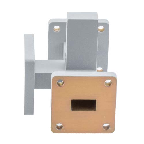WR-51 2 Way Waveguide Power Divider From 17.7 GHz to 21.2 GHz UG Square Cover Flange, Aluminum FMW51DV001