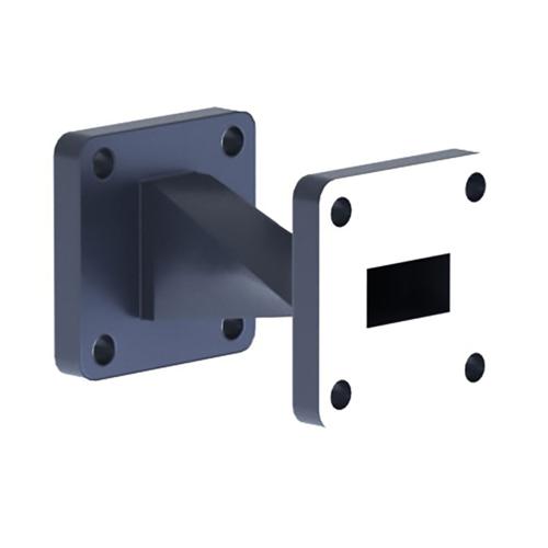 WR-62 90 Degree Right Hand Waveguide Twist with an FBP140 Flange, Operating from 11.9 GHz to 18 GHz FMW62TW001