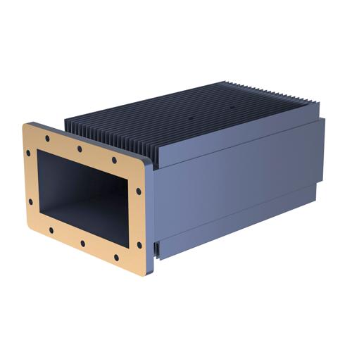 WR-650 Waveguide Load Rated For 500 Watts, Operating from 1.13 GHz to 1.73 GHz, Constructed from Aluminum and Equipped with a FDP14 Flange FMW650TR001
