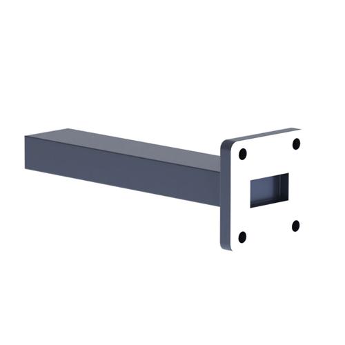 WR-75 Waveguide Load Rated For 2 Watts, Operating from 9.84 GHz to 15 GHz, Constructed from Copper and Equipped with a FBP120 Flange FMW75TR002