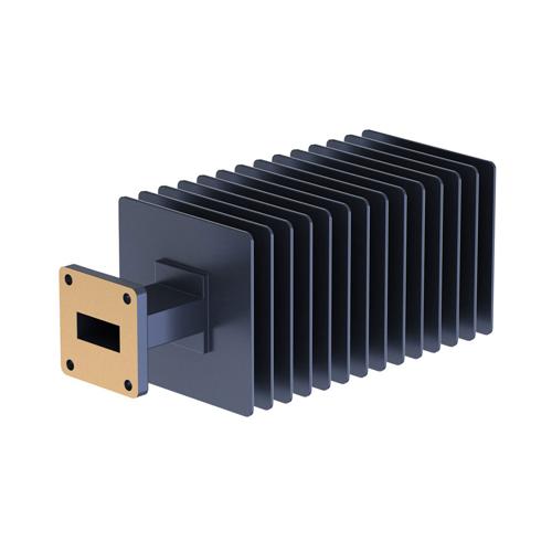 WR-90 Waveguide Load Rated For 100 Watts, Operating from 8.2 GHz to 12.5 GHz, Constructed from Aluminum and Equipped with a FBP100 Flange FMW90TR001