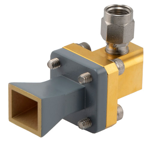 WR-28 Standard Gain Horn with 10 dBi gain, 2.92mm Male connector FMWAN028-10KM