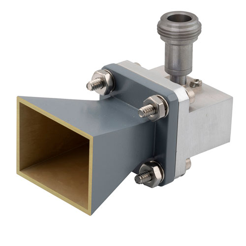 WR-62 Standard Gain Horn with 10 dBi gain, N Female connector FMWAN062-10NF