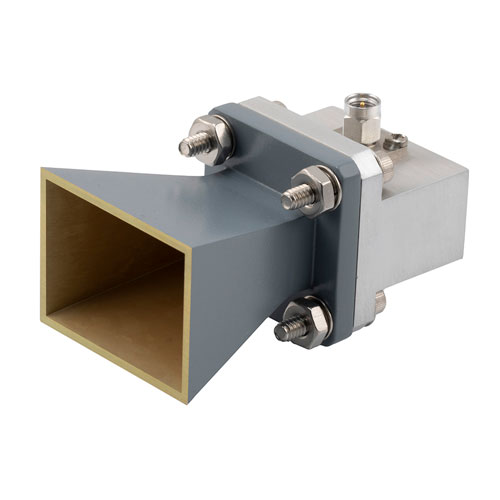 WR-62 Standard Gain Horn with 10 dBi gain, SMA Male connector FMWAN062-10SM