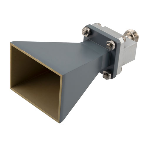 WR-90 Standard Gain Horn with 15 dBi gain, End Launch N Female connector FMWAN090-15ELNF