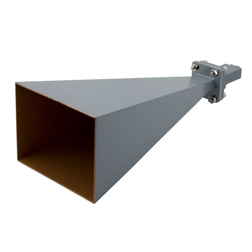WR-90 Standard Gain Horn with 20 dBi gain, End Launch SMA Female connector FMWAN090-20ELSF