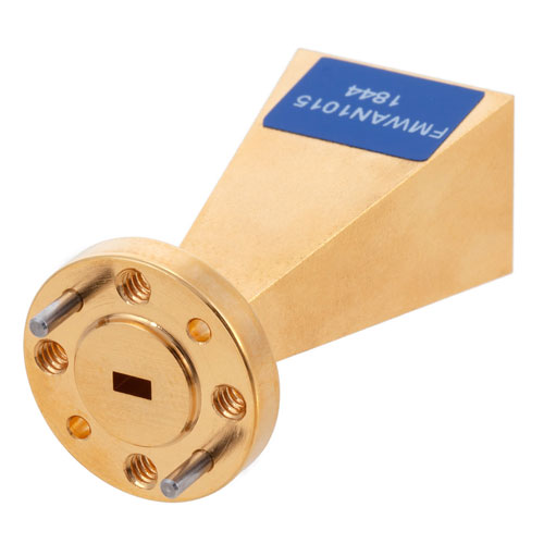 Standard Gain Horn Waveguide Antenna, WR-12, 60 GHz to 90 GHz, UG-387/U-Mod Round Cover Flange, 20 dBi Nominal Gain FMWAN1015