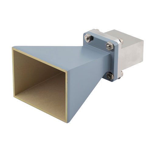 WR-102 Standard Gain Horn with 15 dBi gain, End Launch SMA Female connector FMWAN102-15ELSF