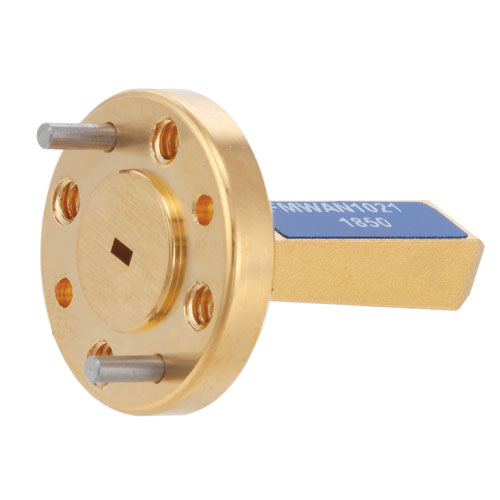 Standard Gain Horn Waveguide Antenna, WR-8, 90 GHz to 140 GHz, UG-387/U-Mod Round Cover Flange, 10 dBi Nominal Gain FMWAN1021