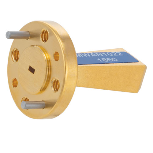 Standard Gain Horn Waveguide Antenna, WR-8, 90 GHz to 140 GHz, UG-387/U-Mod Round Cover Flange, 15 dBi Nominal Gain FMWAN1022