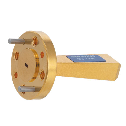 Standard Gain Horn Waveguide Antenna, WR-6, 110 GHz to 170 GHz, UG-387/U-Mod Round Cover Flange, 15 dBi Nominal Gain FMWAN1026