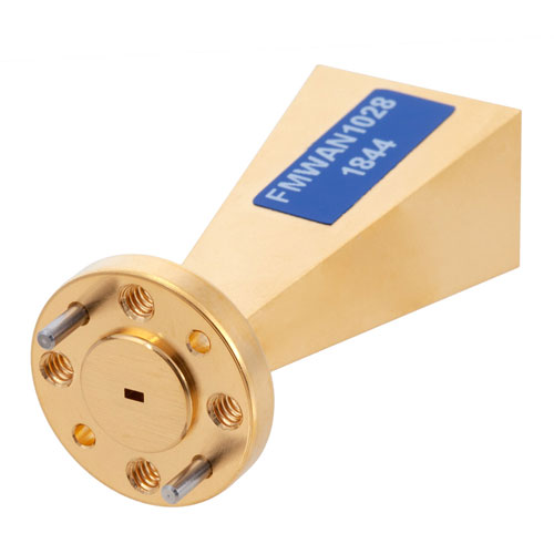 Standard Gain Horn Waveguide Antenna, WR-6, 110 GHz to 170 GHz, UG-387/U-Mod Round Cover Flange, 25 dBi Nominal Gain FMWAN1028