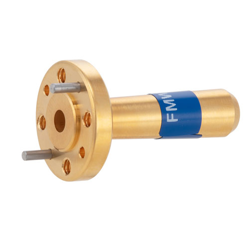 Conical Gain Horn Waveguide Antenna, WR-15, 58 GHz to 68 GHz, UG-385/U Round Cover Flange, 10 dBi Nominal Gain FMWAN1037