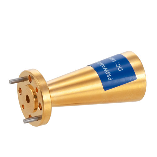 Conical Gain Horn Waveguide Antenna, WR-12, 77 GHz to 87 GHz, UG-387/U Round Cover Flange, 20 dBi Nominal Gain FMWAN1047