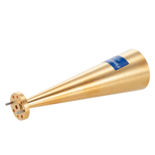 Conical Gain Horn Waveguide Antenna, WR-12, 77 GHz to 87 GHz, UG-387/U Round Cover Flange, 25 dBi Nominal Gain FMWAN1048