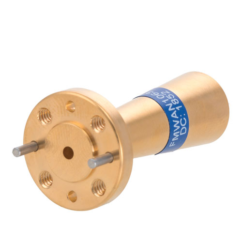 Conical Gain Horn Waveguide Antenna, WR-6, 100 GHz to 112 GHz, UG-387/U-Mod Round Cover Flange, 20 dBi Nominal Gain FMWAN1063